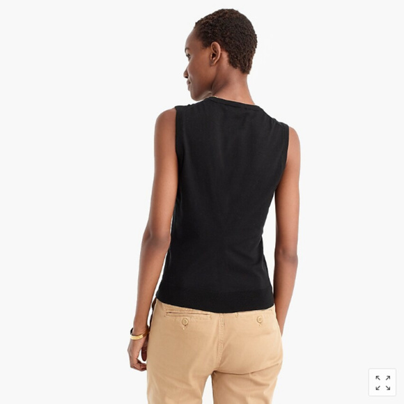 J. Crew Sleeveless Cotton Jackie Shell Top XS - Picture 8 of 8